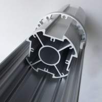 Carcasa de aluminio – Panel solar exterior Soluxio circular de aluminio