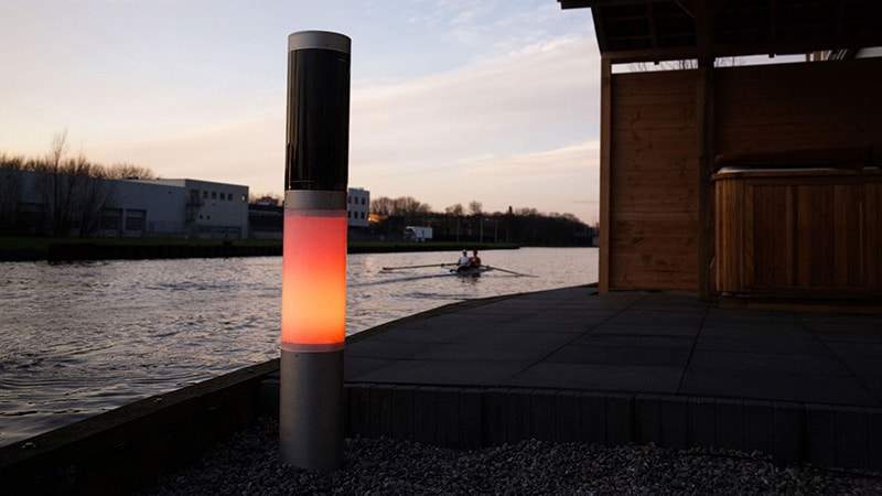 NxT solar bollard - solar outdoor lighting