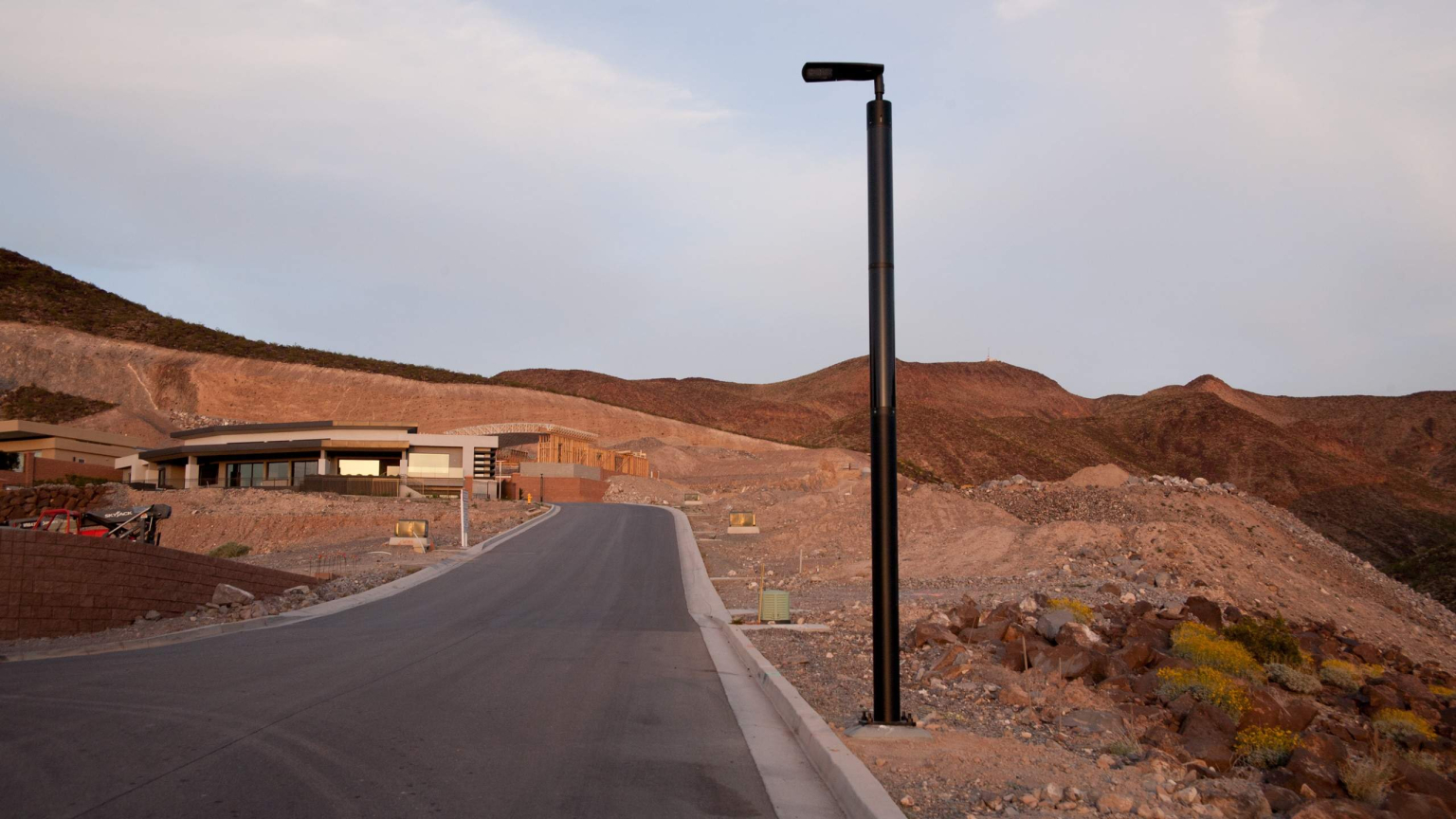 Soluxio solar pathway lighting on remote location